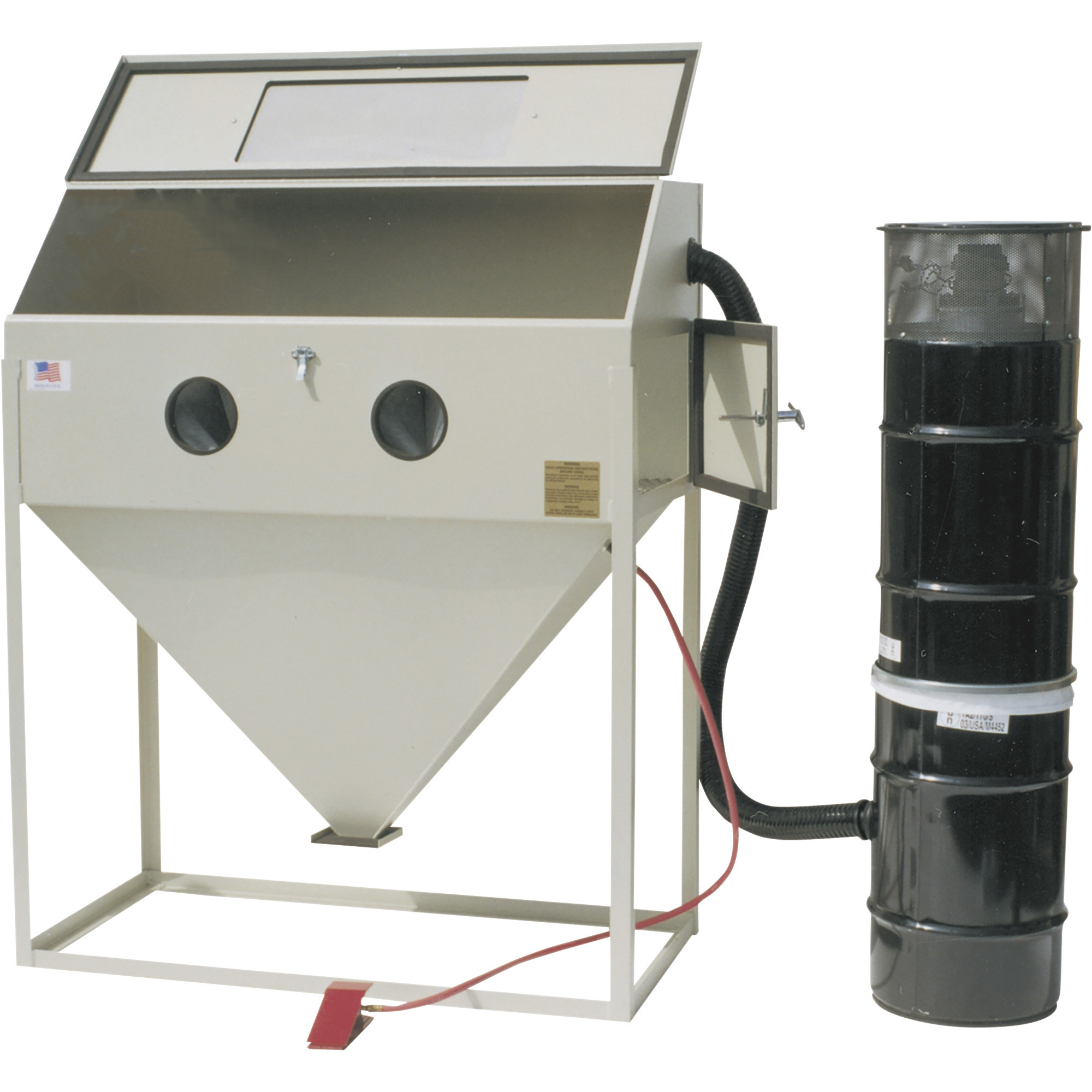 ALC Steel Abrasive Blasting Cabinet, 48in., Model# 40411